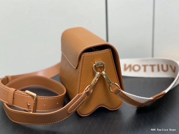 Aaa replica bags VUITTON LOUIS TWIST MM-23*17*9.5CM 0710